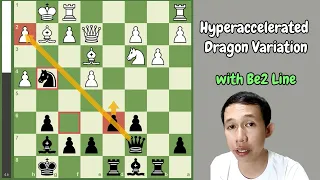 HyperAccelerated Dragon Against White's Be2 Line #chess #chessopenings