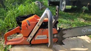 Running a stock original Husqvarna 372xp.