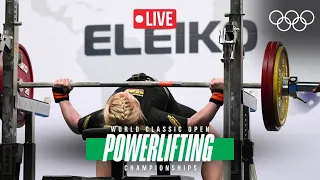 🔴 LIVE Powerlifting World Classic Open Championships | Men's 120kg Group B