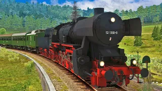 DEUTSCHE REICHSBAHN: Dampflok Baureihe 52 | TRAIN SIMULATOR 2021 | Sonderzug im Köblitzer Bergland