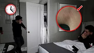 OVERNIGHT CHALLENGE IN THE MOST HAUNTED HOTEL ROOM.. **ATTACKED** | FaZe Rug