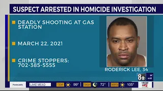 Suspect arrested in connection with deadly shooting at gas station in March