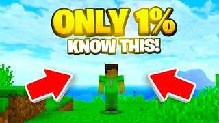 5 Things That ONLY 1% Of Minecraft Players Know