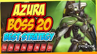 AZURA BOSS LEVEL 20 BEST HEROES & STRATEGY | ETERNAL EVOLUTION