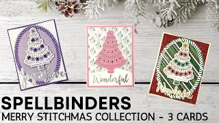 Spellbinders | Merry Stitchmas Collection | 3 Cards