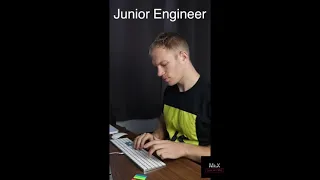 Junior Engineer Vs Senior Engineer Vs Architect😂😂👍 #shorts #programmer  #c #CodeWithMr.X #comedy