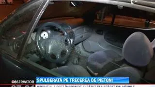 Spulberată pe o trecere de pietoni din Constanţa