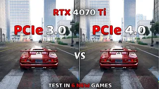 RTX 4070 Ti | PCIe 3.0 vs PCIe 4.0 | 6 New Games Tested🔥