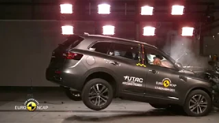 Renault Koleos 2 2017 Краштест, экстренное торможение