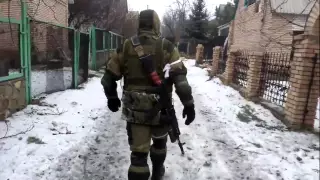 Рашисты в Весёлом (Донецк)