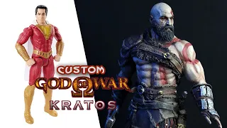 Custom Kratos base Shazam | Sculpture Kratos | God Of War 4 - Timelapse