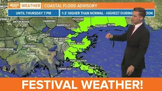 New Orleans Weather: Hot but clear for French Quarter Fest