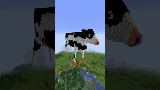 Minecraft Polish Cow Stop Motion 😬 #Shorts