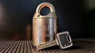 Rotalock padlock with MT5 core picked and gutted