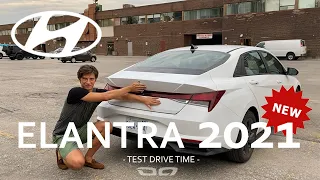 Test driving the NEW HYUNDAI ELANTRA 2021 for the first time | Test Drive Time