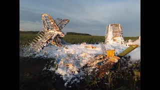 В Нижегородской области разбился самолет Ан-2