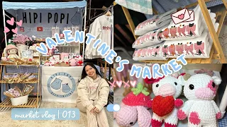 Crochet Market Vlog | I sold 70+ items in 3 days 🤭 first market of 2024