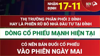 CHỨNG KHOÁN HÔM NAY : THỊ TRƯỜNG PHÂN PHỐI 2 ĐỈNH HAY LÀ PHIÊN RŨ HÀNG ? NGÀY MAI CÓ NÊN BÁN ĐUỔI ?