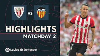 Highlights Athletic Club vs Valencia CF (1-0)