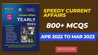 Speedy Current Affairs March 2023 English | 800+ MCQs | April 2022 to March 2023 | Proxy Gyan