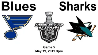 St. Louis Blues vs San Jose Sharks WCF Game 5 Live Reaction + Chat