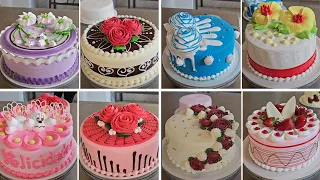 Mas de 10 ideas para decorar tortas con rosas y crema chantilly