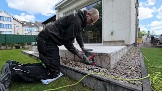 Terrasse Fliesen Erneuern - Vorarbeiten Teil I