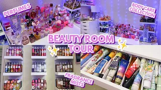 BEAUTY ROOM TOUR 💖  💄🧴 | FRAGRANCE MIST, BODY CARE & PERFUME COLLECTION!