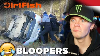 🤣 Bloopers & Funny Moments from WRC Rally Monte Carlo 2024!