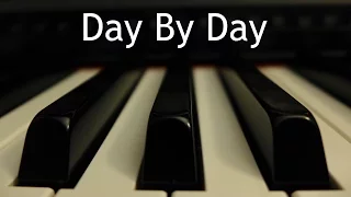 Day By Day - piano instrumental hymn with lyrics