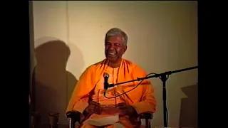 Swami Adiswarananda   Facing Restless Mind - Hollywood Vedanta Temple - 7/84