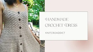 How to Crochet a Summer Dress | Easy Crochet Dress Pattern ( Free Crochet Pattern )
