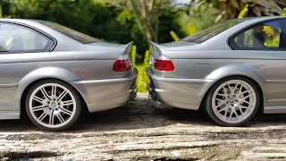 BMW M3 CSL vs. M3 CSL (M wheels) OTTO 1:18
