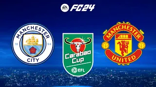 FC 24 | Manchester City vs Manchester United - Carabao Cup Final - PS5™ Full Gameplay