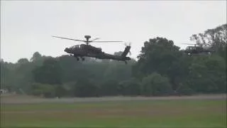 Army Apache at RAF Cosford Role Demo