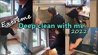 EXTREME KITCHEN DEEP CLEAN WITH ME | DEEP CLEANING SERIES 2022 | Momlife