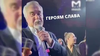 Валерий Меладзе ШЕПОТОМ ПРОДОЛЖАЕТ ФРАЗУ: "Слава Украине"