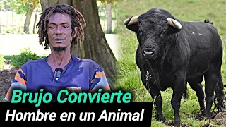 Brujo TRANSFORMA  hombre EN UN ANIMAL Frente a Todos (Con Oración Satánica)