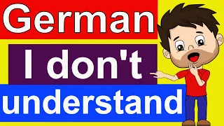 LEARN BASIC GERMAN FOR BEGINNERS | SLOW AND EASY GERMAN PHRASES | GERMAN CONVERSATION