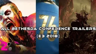 E3 2018 - ALL BETHESDA Conference Trailers (Compilation) I Rage 2 Fallout 76 Doom Eternal AND MORE!