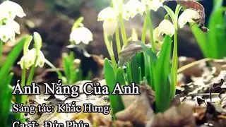 Ánh Nắng Của Anh - Karaoke -Beat Hay Nhất