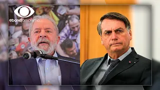 PoderData/Band: Lula empata com Bolsonaro no primeiro turno