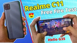 realme c11 free fire test || realme c11 free fire