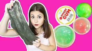 БОЛЬШОЙ ПОПРЫГУНЧИК ИЗ ЛИЗУНА ЖВАЧКИ за 1000 руб. | HANDGUM SLIME JANEFOX!