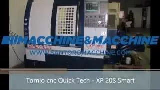 Tornio cnc Quick Tech XP 20S Smart - motorizzato - asse Y - contromandrino