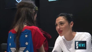 Gal Gadot - Close Up, Comforting a Crying Young Wonder Woman Fan in Comic Con 2017