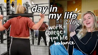 DAY IN MY LIFE VLOG as a college student | gym, church, school, RA duties