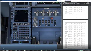 MSFS2020 - A32NX Tutoriel débutant Comment entrer un plan de vol manuellement  dans le MCDU