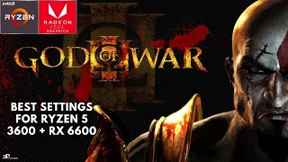 God Of War 3 60FPS RPCS3 Best Settings For Ryzen 5 3600 + RX 6600 | 2023
