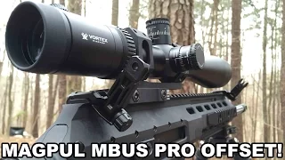 Magpul MBUS Pro Offset Backup Sights!